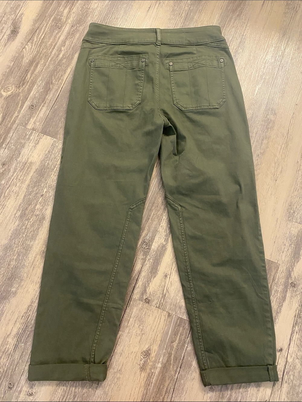 Anthropologie Pilcro Cotton
Straight Leg Pants Army Green Sz 27 - Picture 10 of 10